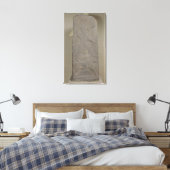 Stele die de storm-god Adad schilderen Canvas Afdruk (Insitu (Slaapkamer))