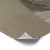 Stele die de storm-god Adad schilderen Poster (Hoek)