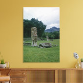 Stele in het district Central Plaza Canvas Afdruk (Insitu (Woonkamer))