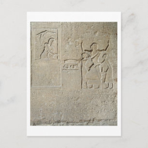 Stele van de kettingen, hormoon dat het goud ontva briefkaart