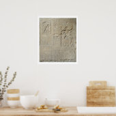 Stele van de kettingen, hormoon dat het goud ontva poster (Keuken)