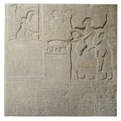 Stele van de kettingen, hormoon dat het goud ontva tegeltje (Voorkant)