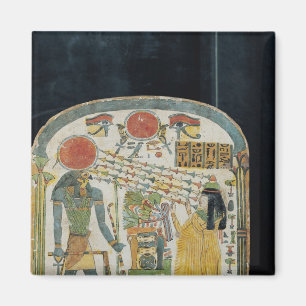 Stele van de Lady Taperet voor Re-Horakhty Magneet