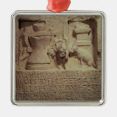 Stele van de miller Marcus Careius Asisa Metalen Ornament (Voorkant)
