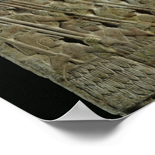 Stele van de Vultures Poster (Hoek)