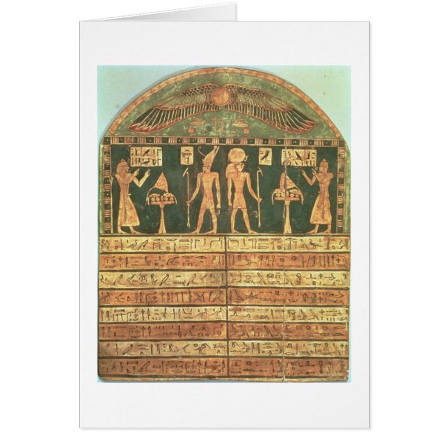 Stele van Horsiese, late periode (geschilderd hout (Voorkant)