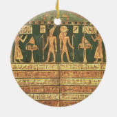 Stele van Horsiese, late periode (geschilderd hout Keramisch Ornament (Achterkant)