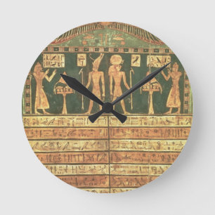Stele van Horsiese, late periode (geschilderd hout Ronde Klok