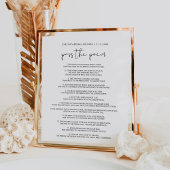 STELLA Adres de Envelop Baby shower Sign Poster