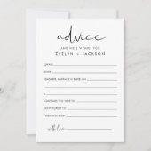 STELLA Advies En Goed Wensen voor Bruid en Groom Kaart (Voorkant)