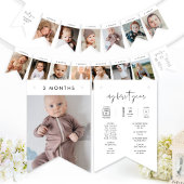 STELLA Baby Eerste Jaar Maandelijkse Foto Banner