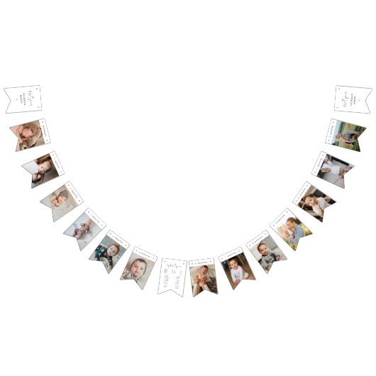 STELLA Baby Eerste Jaar Maandelijkse Foto Banner (Alle)