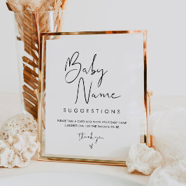 STELLA Baby Naam Ideeën Spel Sign Poster