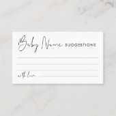 STELLA Baby Naam Ideeën Suggesties Kaart Visitekaartje (Voorkant)