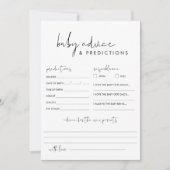 STELLA Baby shower Advies & Voorspellingen Kaart (Voorkant)