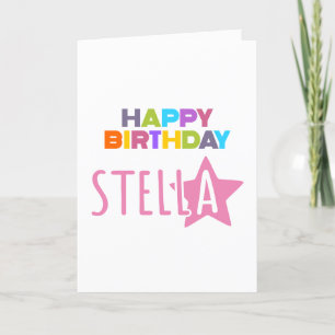 Stella Birthday Bedankkaart
