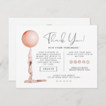 STELLA Blush Pink Party ballon Business Dank u