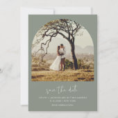 STELLA Bohemian Arch Foto Opslaan De Datum Kaart (Voorkant)