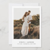 STELLA Boho Terracotta Foto Opslaan De Datum Kaart (Achterkant)