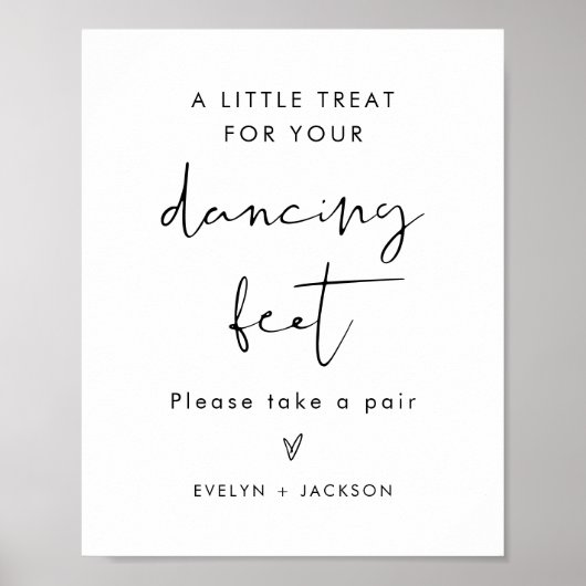 STELLA Bruiloft Flip Flop Teken Poster (Voorkant)