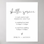 STELLA bruiloft shuttle service teken Poster (Voorkant)