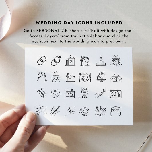 STELLA Bruiloft Tijdlijn en Welkomstbrief 9x4