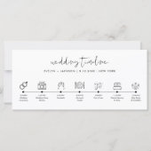 STELLA Bruiloft Tijdlijn en Welkomstbrief 9x4 (Voorkant)