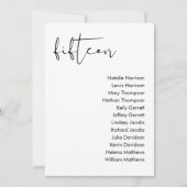 STELLA Bruiloft Zitplaatsen Kaart - TABEL 15 (Voorkant)