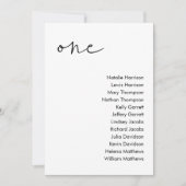 STELLA Bruiloft Zitplaatsen Kaart - TABEL 3 (Voorkant)