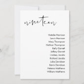 STELLA Bruiloft Zitplaatsen Kaart - TAFEL 19 (Voorkant)