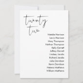 STELLA Bruiloft Zitplaatsen Kaart - TAFEL 22 (Voorkant)