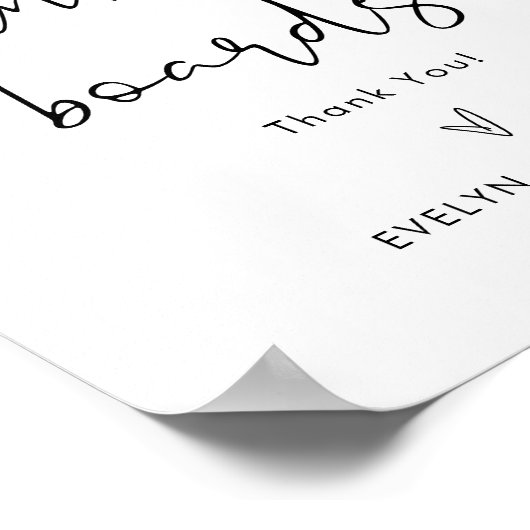 STELLA Cornhole Boards Gastenboek bord Poster (Hoek)