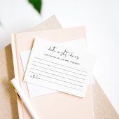 STELLA Datum Nacht Ideeën Vrijgezellenfeest Kaart