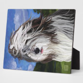 Stella de Engelse Sheep Dog Fotoplaat (Zijkant)