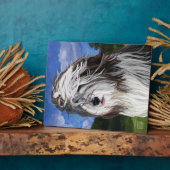 Stella de Engelse Sheep Dog Fotoplaat (Zijkant)