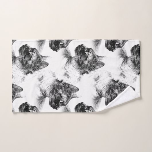 Stella de Grijze Kat Bad Handdoek (Handdoek)