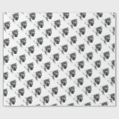 Stella de Grijze Kat Cadeaupapier (Vlak)