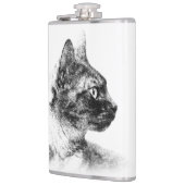 Stella de Grijze Kat Heupfles (Links)