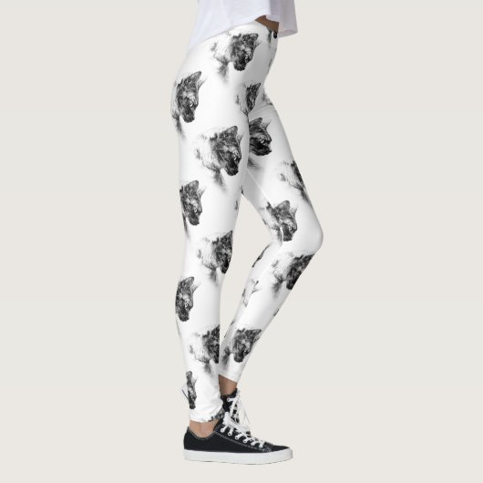 Stella de Grijze Kat Leggings (Rechts)