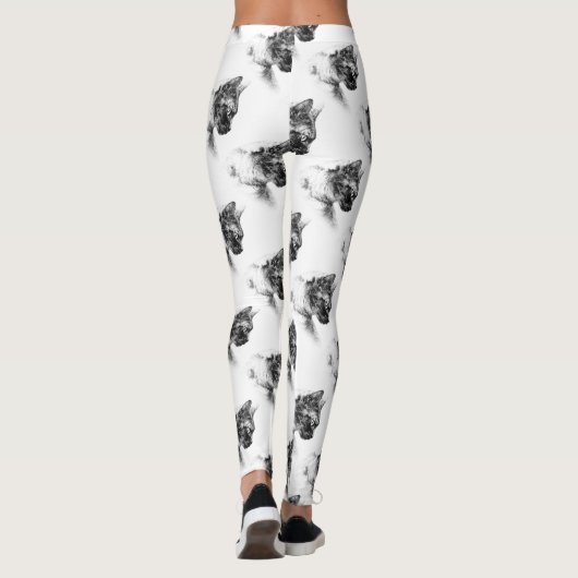 Stella de Grijze Kat Leggings (Achterkant)