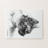 Stella de Grijze Kat Legpuzzel (Horizontaal)