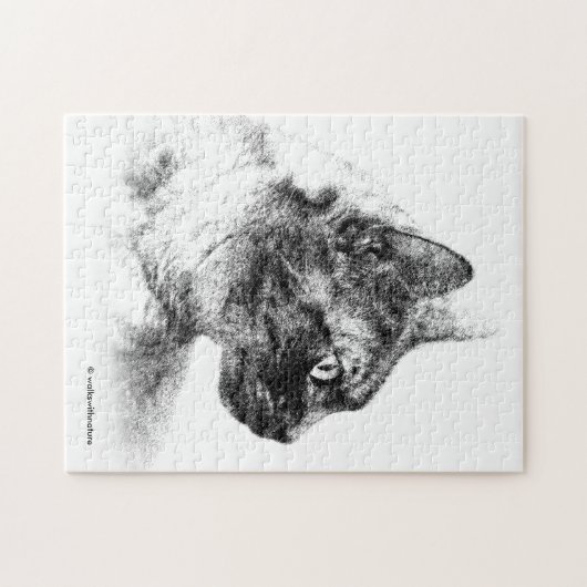 Stella de Grijze Kat Legpuzzel (Horizontaal)