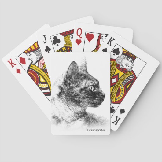 Stella de Grijze Kat Pokerkaarten (Achterkant)