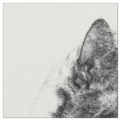 Stella de Grijze Kat Stof (Close Up)
