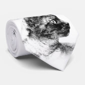 Stella de Grijze Kat Stropdas (Opgerold)