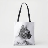 Stella de Grijze Kat Tote Bag (Voorkant)