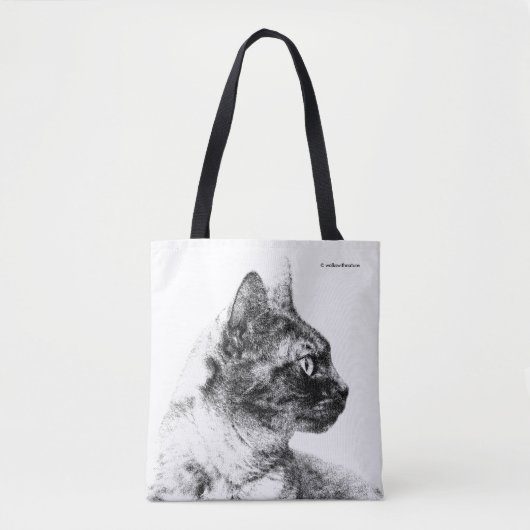 Stella de Grijze Kat Tote Bag (Voorkant)