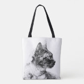 Stella de Grijze Kat Tote Bag (Achterkant)