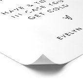 STELLA Dekens Outdoor Trouwbord Poster (Hoek)