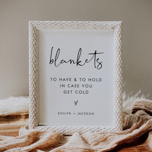 STELLA Dekens Outdoor Trouwbord Poster